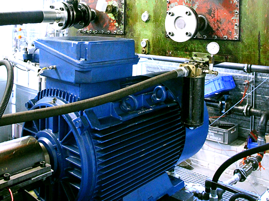 Industrie - 160 kW-Motor mit Sanftanlauf 
